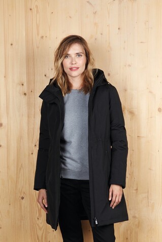 ALFI WOMEN WARM JACKET - Deep Black bedrucken, Art.-Nr. N04005-DB-S