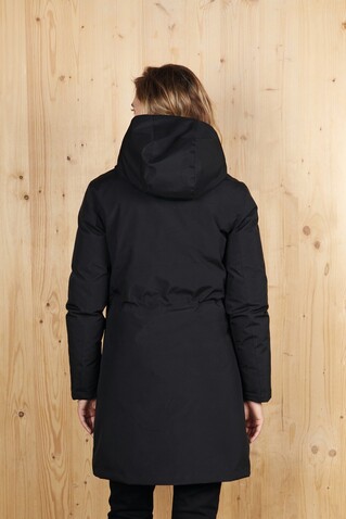 ALFI WOMEN WARM JACKET - Deep Black bedrucken, Art.-Nr. N04005-DB-S