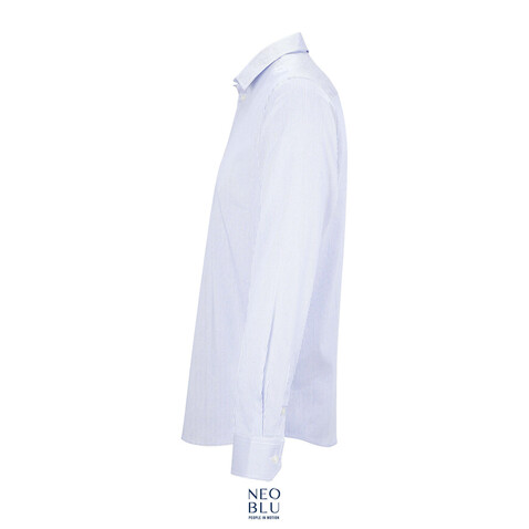BAPTISTE MEN - Blau Gestreift bedrucken, Art.-Nr. N04338-BS-3XL BAPTISTE MEN - Blau Gestreift bedrucken, Art.-Nr. N04338-BS-3XL