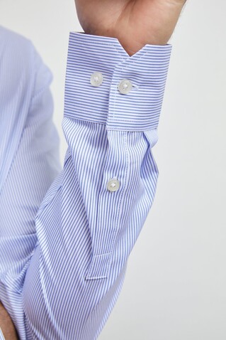 BAPTISTE MEN - Blau Gestreift bedrucken, Art.-Nr. N04338-BS-3XL BAPTISTE MEN - Blau Gestreift bedrucken, Art.-Nr. N04338-BS-3XL
