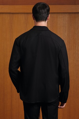 MADDEN UNISEX OVERSHIRT - Deep Black bedrucken, Art.-Nr. N04802-DB-S MADDEN UNISEX OVERSHIRT - Deep Black bedrucken, Art.-Nr. N04802-DB-S