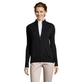 GORDON WOMEN ZIP CARDIGAN - Navy bedrucken, Art.-Nr. S00550-NY-XXL