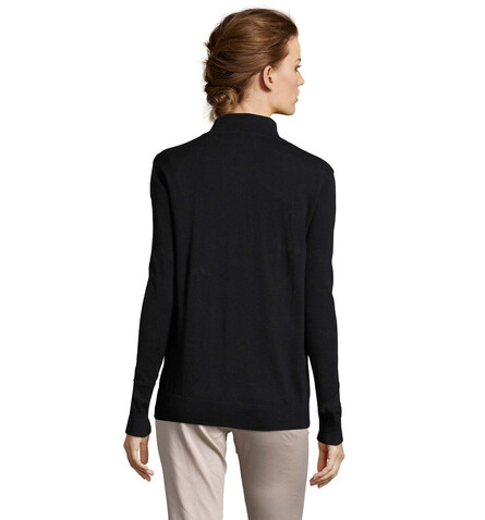 GORDON WOMEN ZIP CARDIGAN - Navy bedrucken, Art.-Nr. S00550-NY-L GORDON WOMEN ZIP CARDIGAN - Navy bedrucken, Art.-Nr. S00550-NY-L