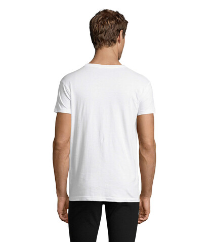 REGENT FIT HERREN 150g - White bedrucken, Art.-Nr. S00553-WH-M