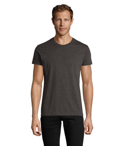 REGENT FIT HERREN 150g - Charcoal Melange bedrucken, Art.-Nr. S00553-CE-S