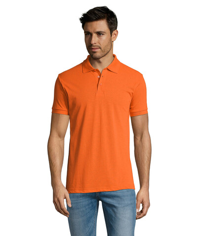 PRIME HERREN POLO 200g - Orange bedrucken, Art.-Nr. S00571-OR-S