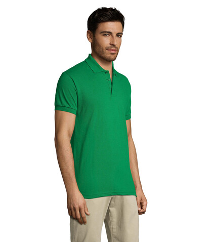 PRIME HERREN POLO 200g - Kelly Green bedrucken, Art.-Nr. S00571-KG-3XL
