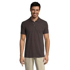 PRIME HERREN POLO 200g - Dunkelgrau bedrucken, Art.-Nr. S00571-DG-XXL