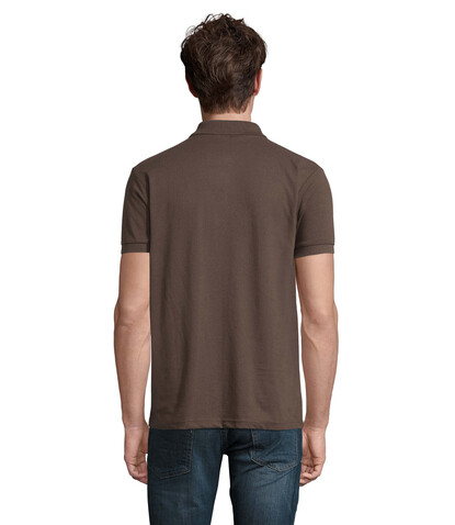 PRIME HERREN POLO 200g - Chocolate bedrucken, Art.-Nr. S00571-CH-L