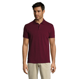 PRIME HERREN POLO 200g - Burgundy bedrucken, Art.-Nr. S00571-BG-3XL