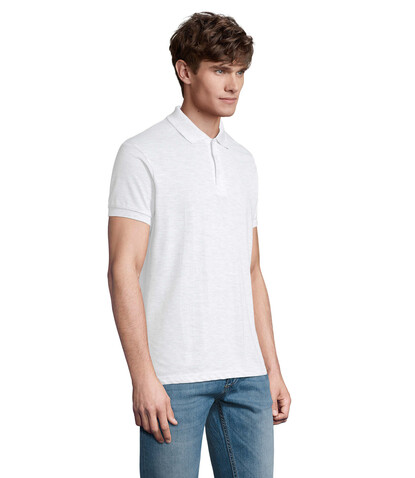 PRIME HERREN POLO 200g - Ash bedrucken, Art.-Nr. S00571-AS-M PRIME HERREN POLO 200g - Ash bedrucken, Art.-Nr. S00571-AS-M
