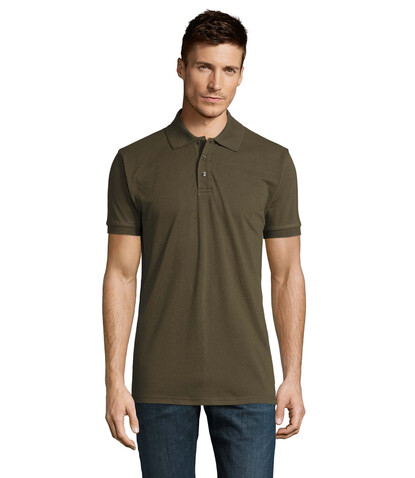 PRIME HERREN POLO 200g - Army bedrucken, Art.-Nr. S00571-AR-XXL