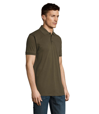 PRIME HERREN POLO 200g - Army bedrucken, Art.-Nr. S00571-AR-XXL