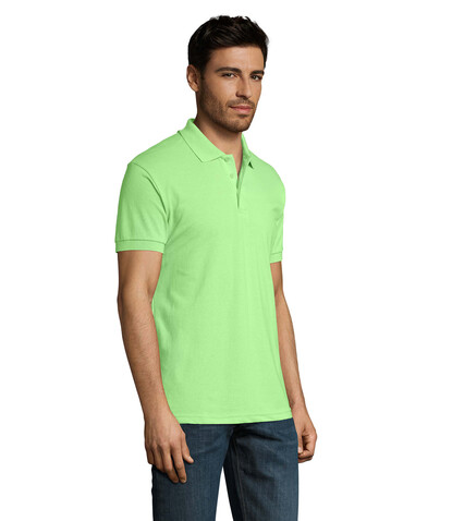 PRIME HERREN POLO 200g - Apple Green bedrucken, Art.-Nr. S00571-AG-L PRIME HERREN POLO 200g - Apple Green bedrucken, Art.-Nr. S00571-AG-L