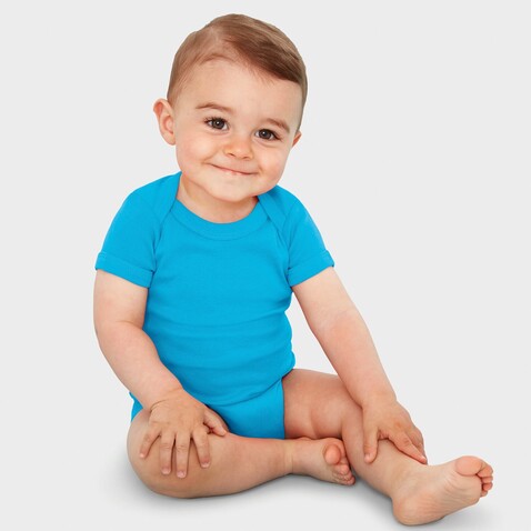 BAMBINO BABY BODY 180g - Aqua bedrucken, Art.-Nr. S00583-AQ-XS