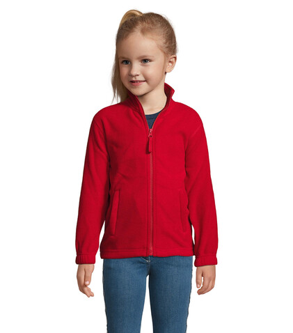 NORTH KINDER FL JACKE 300g - Red bedrucken, Art.-Nr. S00589-RD-XL NORTH KINDER FL JACKE 300g - Red bedrucken, Art.-Nr. S00589-RD-XL