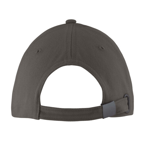 LONG BEACH FIVE PANEL CAP - Carbon-Grau bedrucken, Art.-Nr. S00594-GC-M