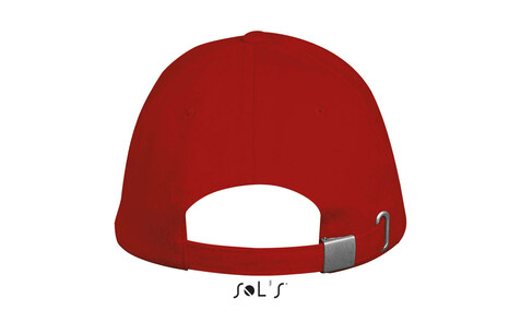 LONG BEACH FIVE PANEL CAP - Red bedrucken, Art.-Nr. S00594-RD-M LONG BEACH FIVE PANEL CAP - Red bedrucken, Art.-Nr. S00594-RD-M