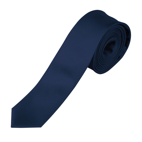 GATSBY SLIM TIE SATIN 270 - French Navy bedrucken, Art.-Nr. S00598-FN-M GATSBY SLIM TIE SATIN 270 - French Navy bedrucken, Art.-Nr. S00598-FN-M