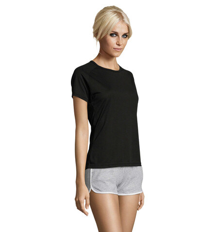 SPORTY DAMENT-SHIRT 140g - Schwarz bedrucken, Art.-Nr. S01159-BK-XXL SPORTY DAMENT-SHIRT 140g - Schwarz bedrucken, Art.-Nr. S01159-BK-XXL