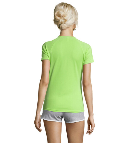 SPORTY DAMENT-SHIRT 140g - Apple Green bedrucken, Art.-Nr. S01159-AG-M SPORTY DAMENT-SHIRT 140g - Apple Green bedrucken, Art.-Nr. S01159-AG-M