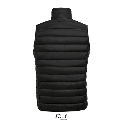 WAVE MEN Bodywarmer - Schwarz bedrucken, Art.-Nr. S01436-BK-XXL WAVE MEN Bodywarmer - Schwarz bedrucken, Art.-Nr. S01436-BK-XXL