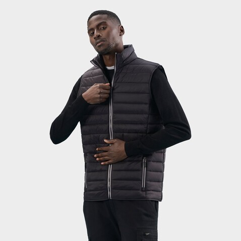 WAVE MEN Bodywarmer - Schwarz bedrucken, Art.-Nr. S01436-BK-XXL WAVE MEN Bodywarmer - Schwarz bedrucken, Art.-Nr. S01436-BK-XXL