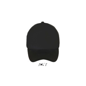 BUBBLE CAP POLYESTER - Schwarz bedrucken, Art.-Nr. S01668-BK-M