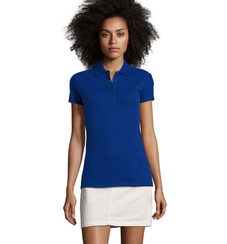 PHOENIX WOMEN ELASTANE POLO - Ultramarin bedrucken, Art.-Nr. S01709-UL-XXL