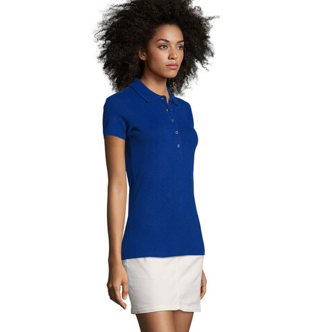 PHOENIX WOMEN ELASTANE POLO - Ultramarin bedrucken, Art.-Nr. S01709-UL-XXL