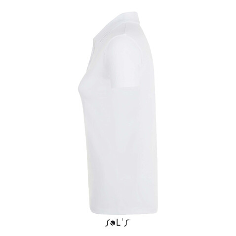 PHOENIX WOMEN ELASTANE POLO - White bedrucken, Art.-Nr. S01709-WH-M