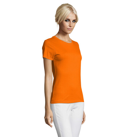 REGENT DAMENT-SHIRT 150g - Orange bedrucken, Art.-Nr. S01825-OR-M REGENT DAMENT-SHIRT 150g - Orange bedrucken, Art.-Nr. S01825-OR-M