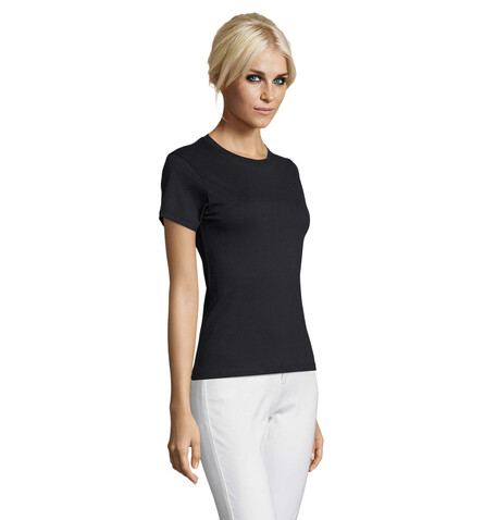 REGENT DAMENT-SHIRT 150g - Navy bedrucken, Art.-Nr. S01825-NY-XL