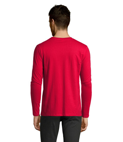 IMPERIAL LSL MEN T-Shirt190 - Red bedrucken, Art.-Nr. S02074-RD-3XL IMPERIAL LSL MEN T-Shirt190 - Red bedrucken, Art.-Nr. S02074-RD-3XL