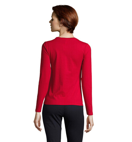 IMPERIAL Women lsl 190g - Red bedrucken, Art.-Nr. S02075-RD-L IMPERIAL Women lsl 190g - Red bedrucken, Art.-Nr. S02075-RD-L