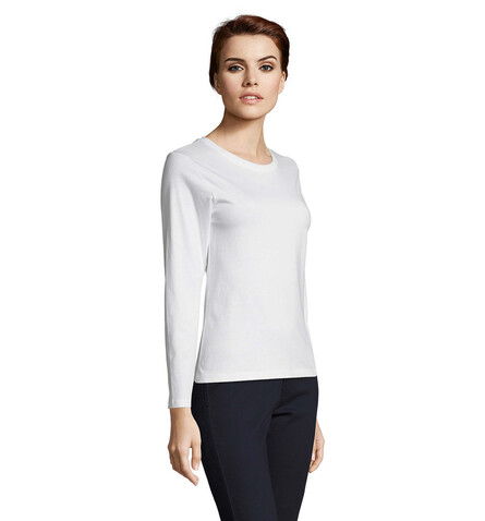 IMPERIAL Women lsl 190g - White bedrucken, Art.-Nr. S02075-WH-XL