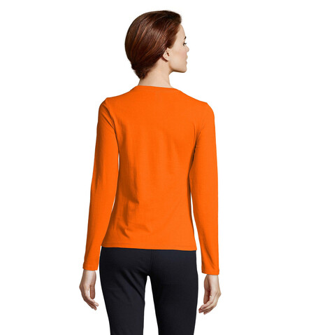 IMPERIAL Women lsl 190g - Orange bedrucken, Art.-Nr. S02075-OR-XL