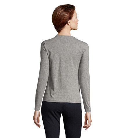 IMPERIAL Women lsl 190g - Graue Melange bedrucken, Art.-Nr. S02075-GM-XL