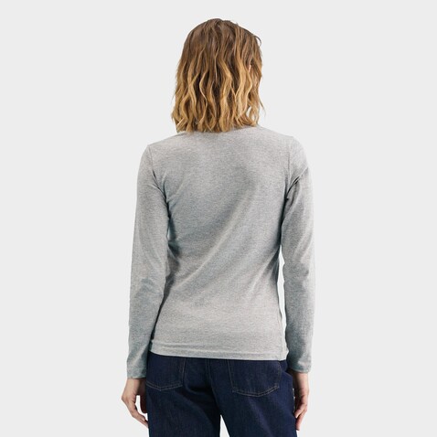 IMPERIAL Women lsl 190g - Graue Melange bedrucken, Art.-Nr. S02075-GM-XL