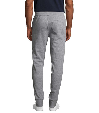JAKE MEN JOG PANTS - Grau-Melange 2 bedrucken, Art.-Nr. S02084-GY-XXL