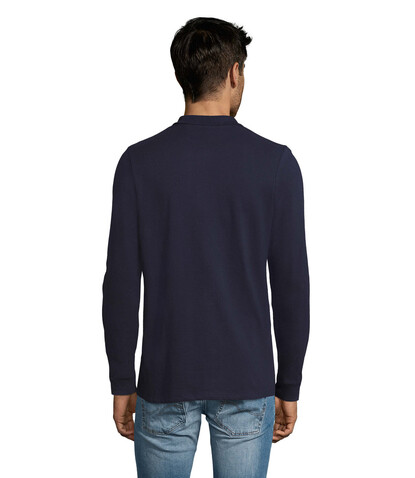 PERFECT MEN LSL POLO 180g - French Navy bedrucken, Art.-Nr. S02087-FN-3XL PERFECT MEN LSL POLO 180g - French Navy bedrucken, Art.-Nr. S02087-FN-3XL