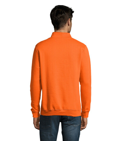 STAN Sweater Zip Kragen 260 - Orange bedrucken, Art.-Nr. S02088-OR-3XL STAN Sweater Zip Kragen 260 - Orange bedrucken, Art.-Nr. S02088-OR-3XL