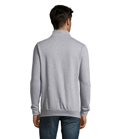 STAN Sweater Zip Kragen 260 - Grau-Melange 2 bedrucken, Art.-Nr. S02088-GY-XL STAN Sweater Zip Kragen 260 - Grau-Melange 2 bedrucken, Art.-Nr. S02088-GY-XL