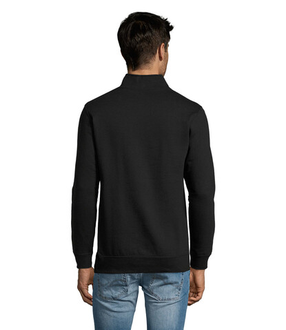 STAN Sweater Zip Kragen 260 - Schwarz bedrucken, Art.-Nr. S02088-BK-L STAN Sweater Zip Kragen 260 - Schwarz bedrucken, Art.-Nr. S02088-BK-L