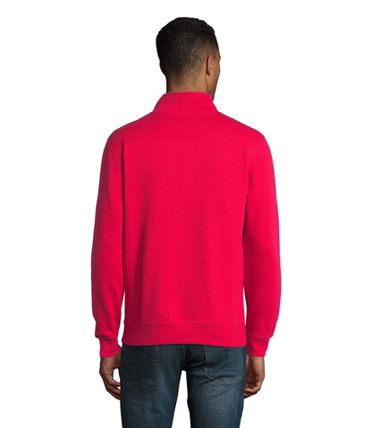 STAN Sweater Zip Kragen 260 - Red bedrucken, Art.-Nr. S02088-RD-XXL STAN Sweater Zip Kragen 260 - Red bedrucken, Art.-Nr. S02088-RD-XXL