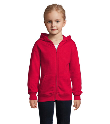 STONE KINDER HOODIE  260g - Red bedrucken, Art.-Nr. S02092-RD-3XL