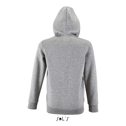 STONE KINDER HOODIE  260g - Grau-Melange 2 bedrucken, Art.-Nr. S02092-GY-XL