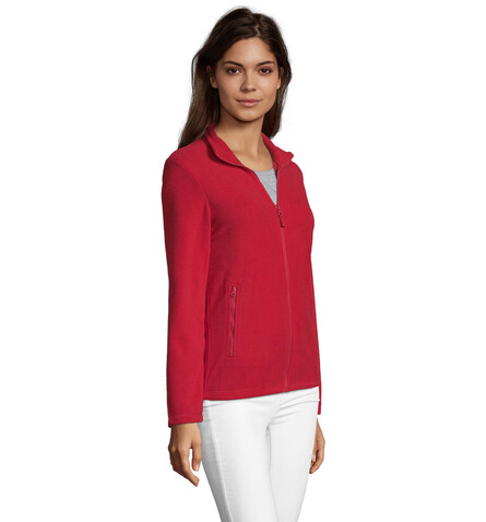 NORMAN DAMEN FLEECE 220 - Red bedrucken, Art.-Nr. S02094-RD-L NORMAN DAMEN FLEECE 220 - Red bedrucken, Art.-Nr. S02094-RD-L