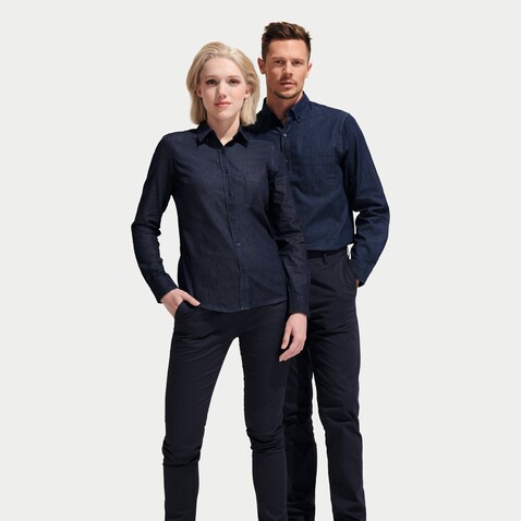 BARRY MEN DENIM SHIRTZ - Brut Denim bedrucken, Art.-Nr. S02100-EV-S BARRY MEN DENIM SHIRTZ - Brut Denim bedrucken, Art.-Nr. S02100-EV-S