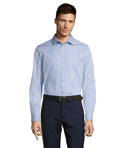 BRODY MEN HERRINGBONE - Sky Blue bedrucken, Art.-Nr. S02102-SK-4XL BRODY MEN HERRINGBONE - Sky Blue bedrucken, Art.-Nr. S02102-SK-4XL